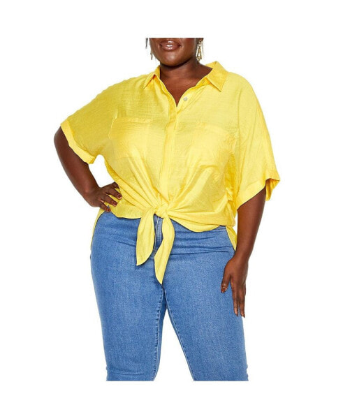 Plus Size Relaxed Summer Shirt