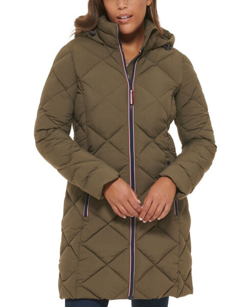 Women's Hooded Quilted Puffer Coat