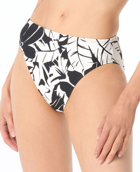 MICHAEL Women's Printed Full Coverage Bikini Bottoms