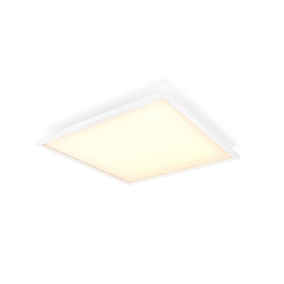 Signify Philips Hue White ambience Aurelle Square Panel Light, Smart ceiling light, Bluetooth, White, LED, Aluminium, Non-changeable bulb(s)
