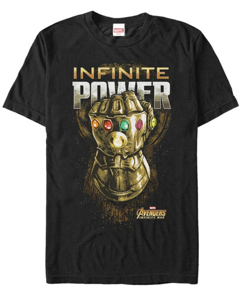 Marvel Men's Avengers Infinity War The Gauntlet of Infinite Power Short Sleeve T-Shirt