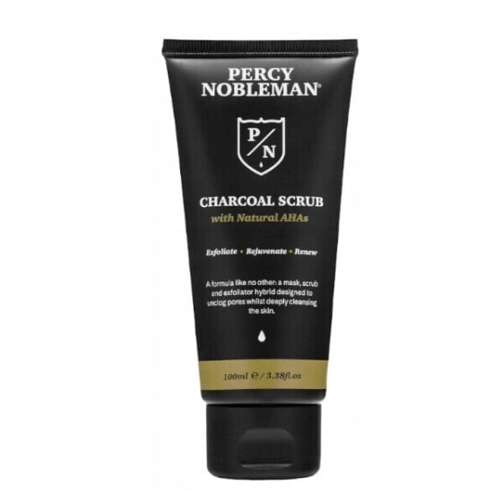 Men´s skin peeling 3 in 1 with black coal (Charcoal Scrub) 100 ml