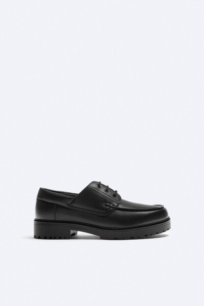 Туфли мужские ZARA Basic moc toe