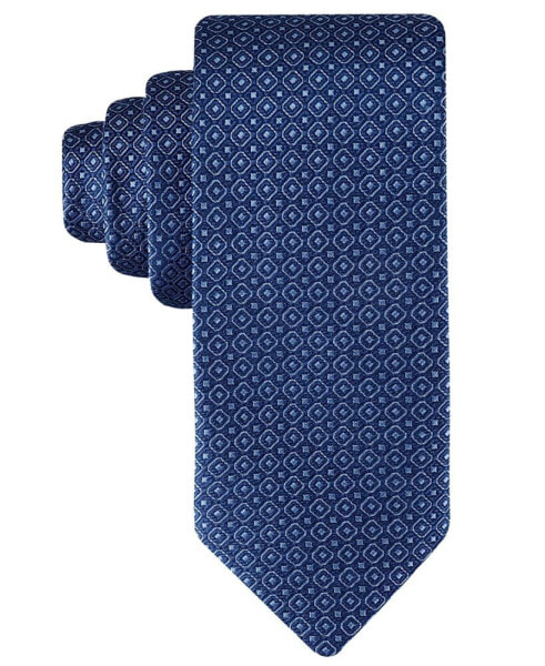 Men's Classic Double-Square Medallion Tie