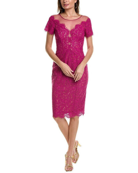 Rene Ruiz Lace Sheath Dress Women's