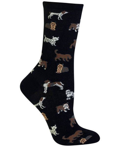 Women's Dogs Fashion Crew Socks