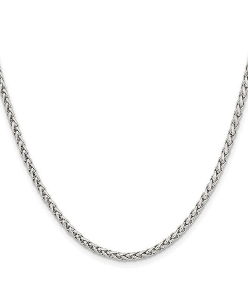 Chisel stainless Steel 3mm Wheat Chain Necklace