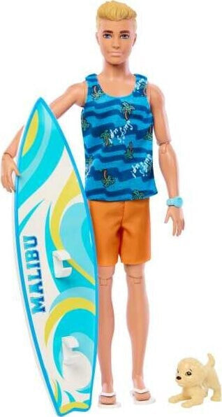 Lalka Barbie Mattel Ken Surfer plażowy (blondyn) HPT50