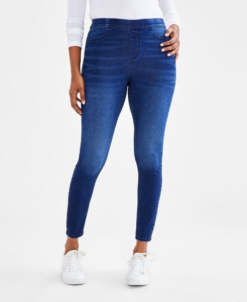 Women's Mid-Rise Pull-On Jeggings, Created for Macy's