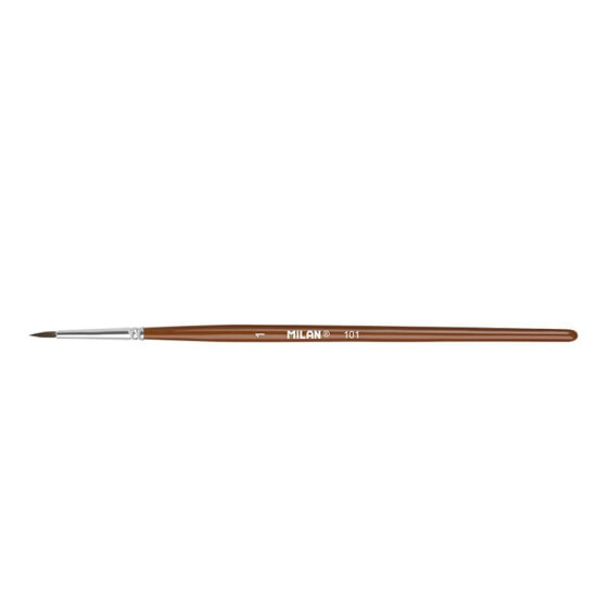 MILAN Polybag 12 Round School Paintbrushes Series 101 Nº 1