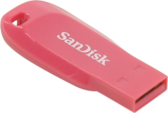 SanDisk Cruzer Blade 64 GB - 64 GB - USB Type-A - 2.0 - Capless - Pink
