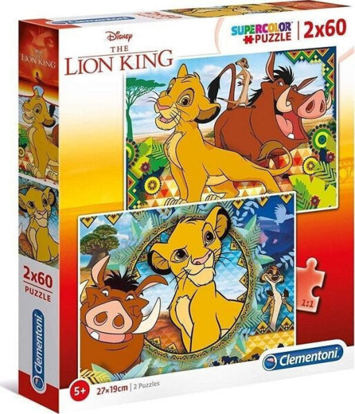 Пазл для малышей Clementoni Lion King 2x60 Король Лев