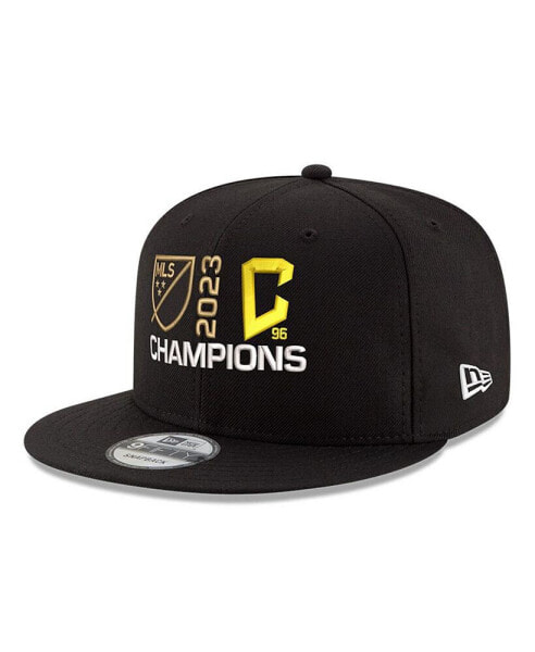 Men's Black Columbus Crew 2023 MLS Cup Champions 9FIFTY Snapback Adjustable Hat