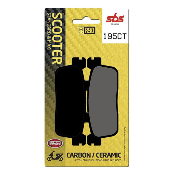 SBS Hi-Tech Street 195CT Carbon Ceramic Brake Pads