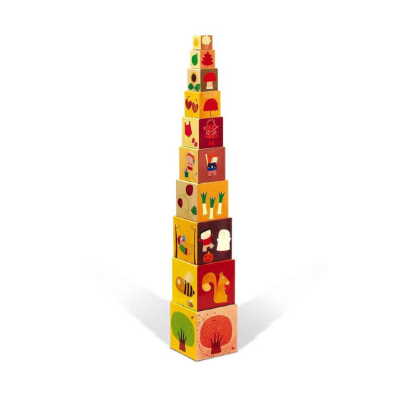 Детский конструктор JANOD 4 Seasons Square Stacking Pyramid (ID: 123456)
