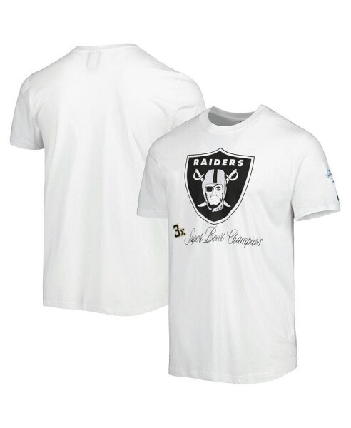 Men's White Las Vegas Raiders Historic Champs T-shirt