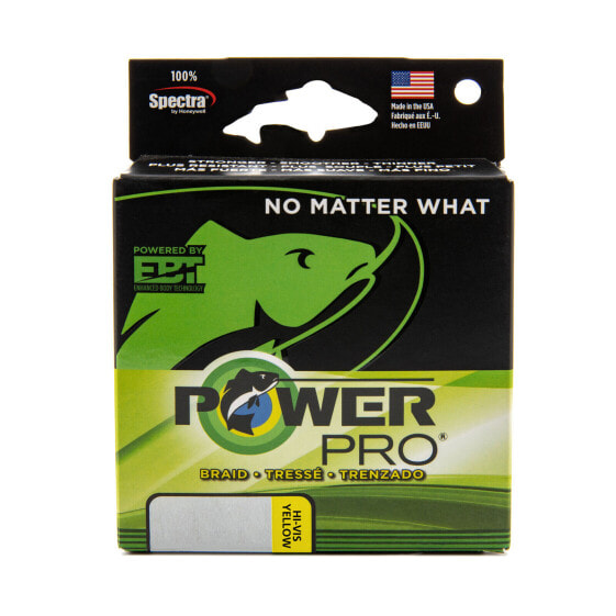 PowerPro Braided Fishing Line - Hi-Vis_Yellow - 5lb - 3000yd/2750m (21100053...