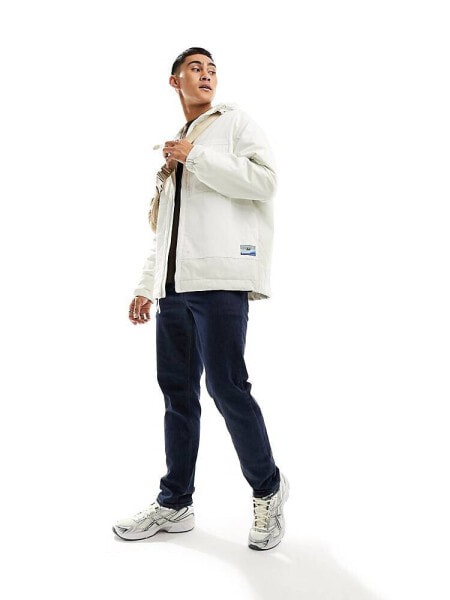 Levi's Tamalpais hooded jacket in cream with logo