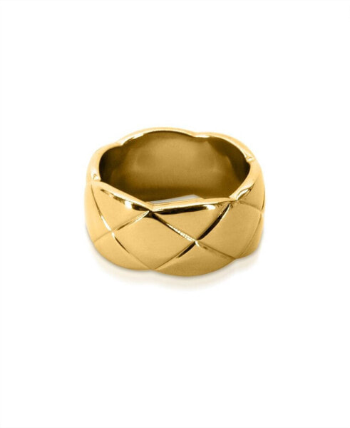Nneoma 1/2" Ring in 18K Gold- Plated Brass