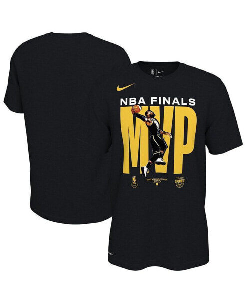 Men's LeBron James Black Los Angeles Lakers 2020 NBA Finals Champions MVP T-shirt