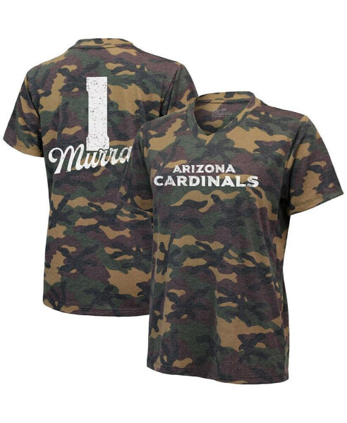 Women's Kyler Murray Camo Arizona Cardinals Name and Number Tri-Blend V-Neck T-shirt