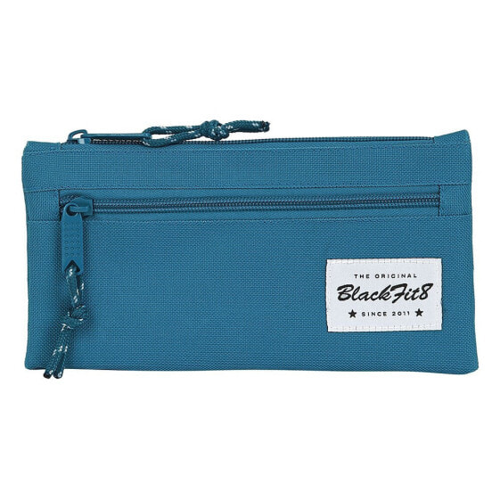 SAFTA Blackfit8 E 2 Zippers Pencil Case