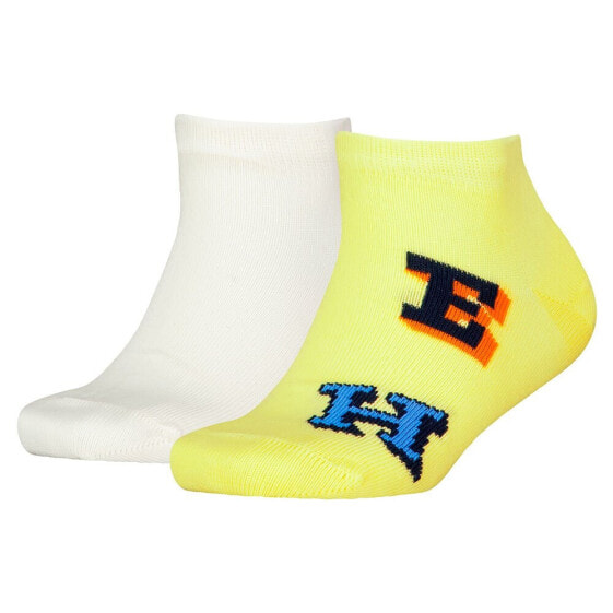 TOMMY HILFIGER Sneaker Aop Letter short socks 2 pairs