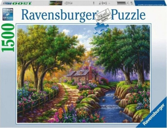 Ravensburger Ravensburger Polska Puzzle 1500 elementów Chatka nad rzeką