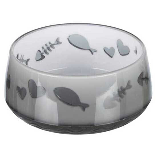 TRIXIE Plastic Feeder Lovely Cats 12 cm Bowl