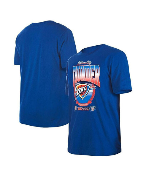 Футболка New Era Summer Classics Oklahoma City Thunder синего цвета для мужчин и женщин