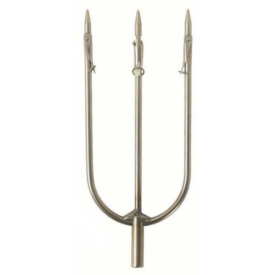 SALVIMAR Big 3 Stainless Steel Prongs with 3 Movable Barbs Trident