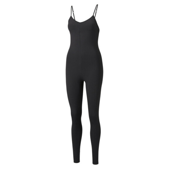 Puma Goop Bodysuit Womens Black Casual Athletic Outerwear 521141-01