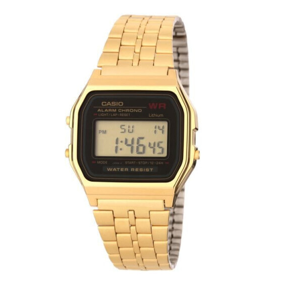 Часы наручные электронные CASIO Uhr A159WGEA1EF Mixed золотой браслет