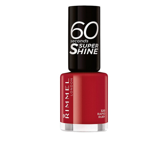 60 SECONDS SUPER SHINE nail polish #320-rapid ruby 8 ml