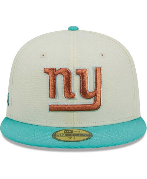 Men's Cream, Mint New York Giants City Icon 59FIFTY Fitted Hat