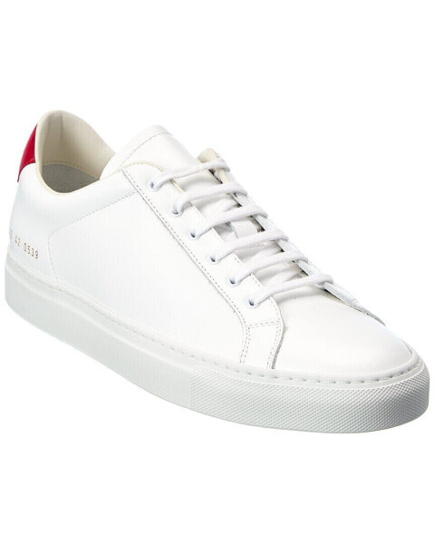 Common Projects Retro Low Leather Sneaker Men's White 39