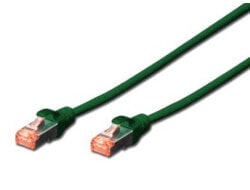 DIGITUS CAT 6 S/FTP patch cord - 0.25 m - Cat6 - S/FTP (S-STP) - RJ-45 - RJ-45