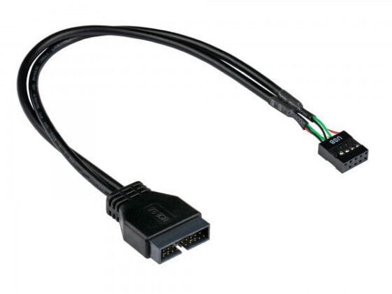Good Connections 5021-PST2, 0.3 m, USB 2.0, Female, Male, Straight, Straight