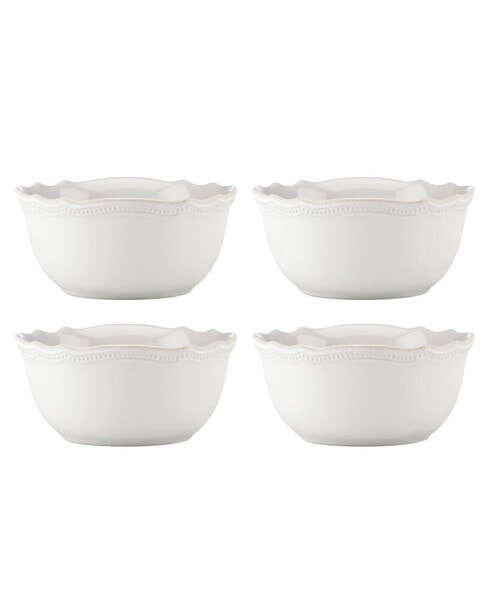 French Perle Bead All-Purpose Bowls, Set Of 4