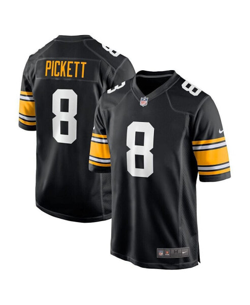 Men's Kenny Pickett Black Pittsburgh Steelers 2022 NFL Draft First Round Pick Game Player Jersey
