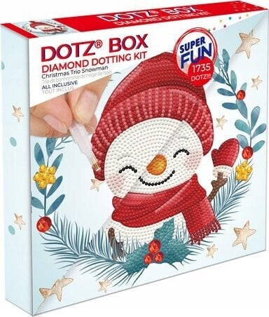 DIAMOND DOTZ DIAMOND DOTZ DOTZ BOX CHRISTMAS TRIO SNOWMAN