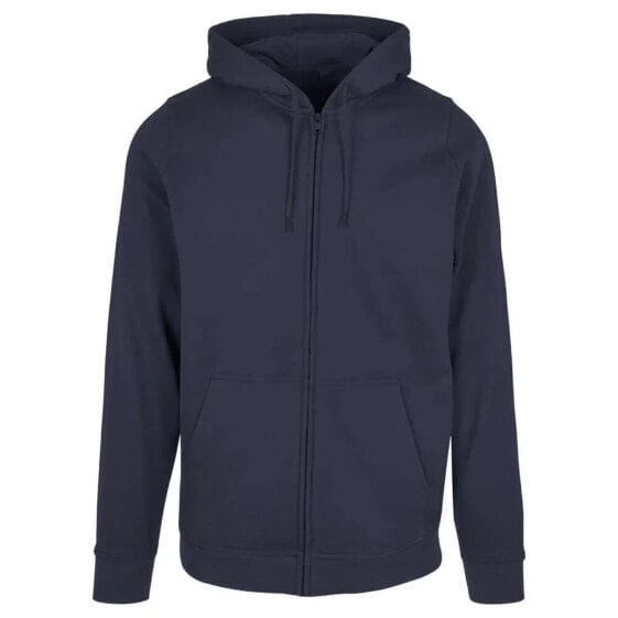 BUILD YOUR BRAND Basic full zip sweatshirt