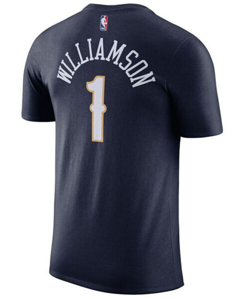 Men's Zion Williamson Navy New Orleans Pelicans 2019,2020 Name & Number Performance T-shirt