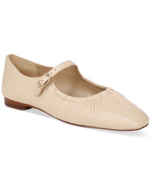 Micah Ruched Mary Jane Flats