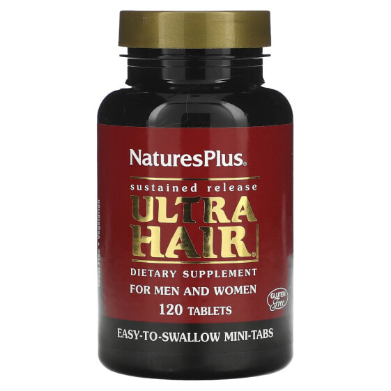 Витамины для здоровья кожи NaturesPlus Ultra Hair 120 таблеток