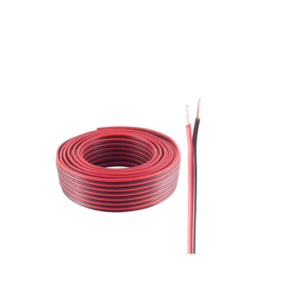 ShiverPeaks BS06-15105, Copper-Clad Aluminium (CCA), 25 m, Black, Red