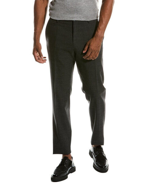 Boss Hugo Boss Micro Pattern Wool Pant Men's Black 40R