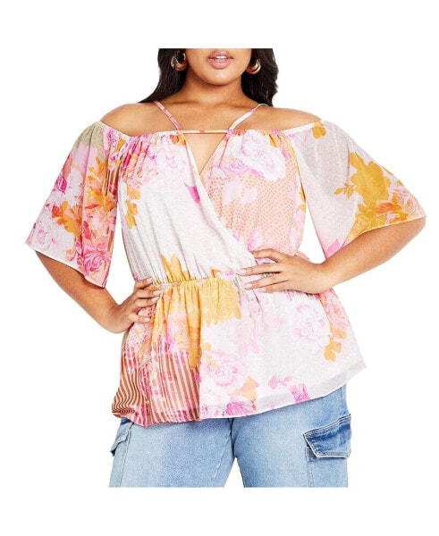 Блузка CITY CHIC plus Size Adelina Print