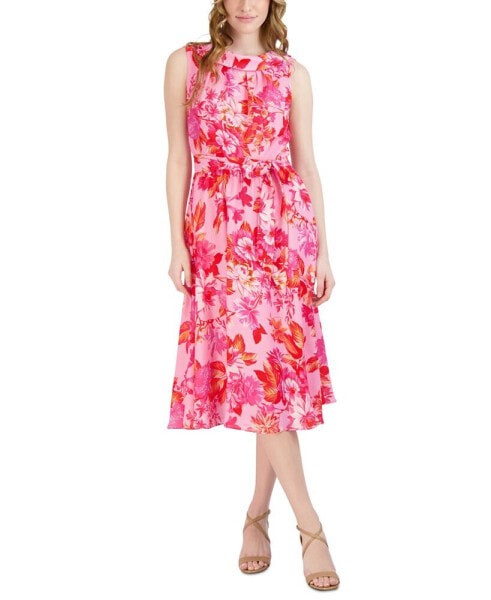 Платье женское Donna Ricco с цветочным принтом Fit & Flare