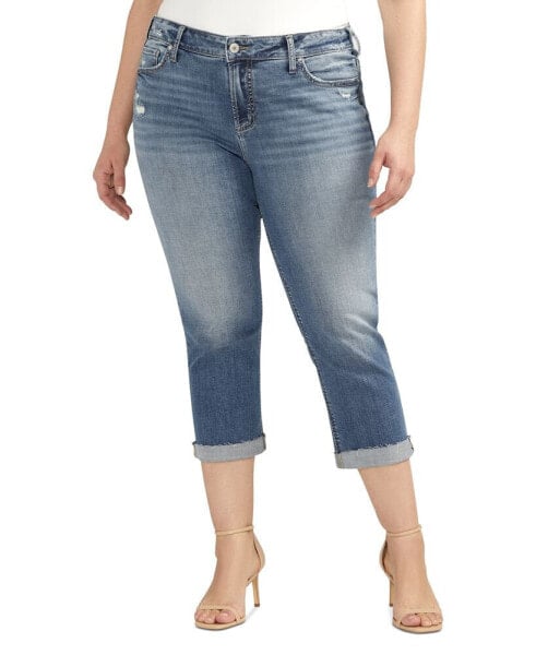 Plus Size Elyse Capri Jeans